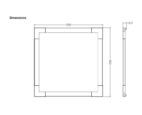 led panel light